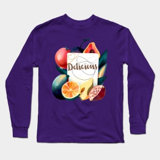 Delicious fruits picked from an organic orchard Long Sleeve T-Shirt